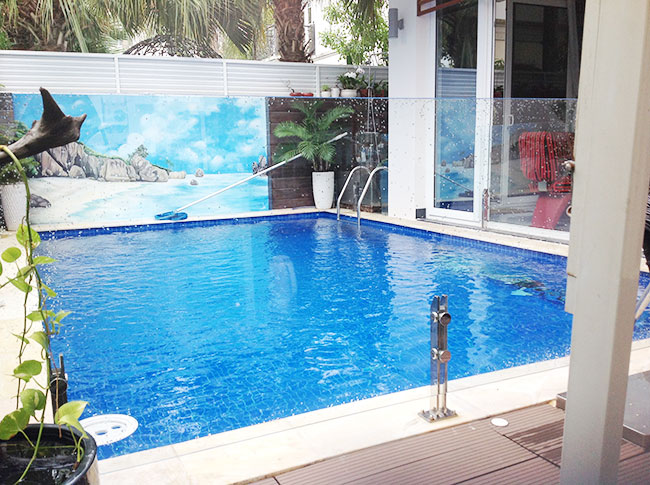 HỒ BƠI GIA ĐÌNH NHÀ ANH ĐẠT